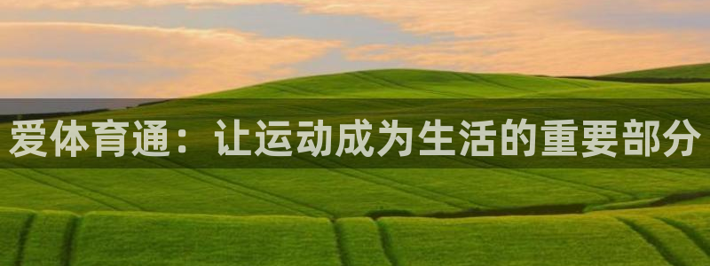 绿茵体育直播nba：爱体育通：让运动成为